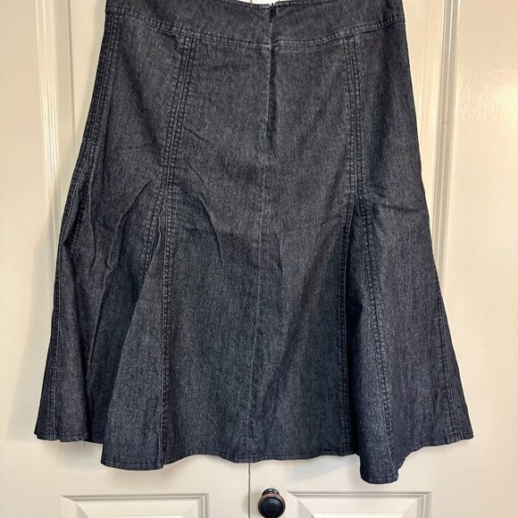 Black Jean Skirt - Picture 2 of 2